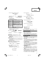 Предварительный просмотр 13 страницы Hitachi DH 45SA Handling Instructions Manual