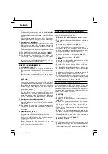 Предварительный просмотр 14 страницы Hitachi DH 45SA Handling Instructions Manual