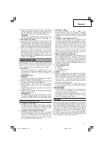 Предварительный просмотр 15 страницы Hitachi DH 45SA Handling Instructions Manual