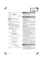 Предварительный просмотр 19 страницы Hitachi DH 45SA Handling Instructions Manual