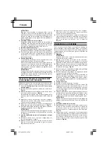 Предварительный просмотр 20 страницы Hitachi DH 45SA Handling Instructions Manual