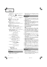 Предварительный просмотр 24 страницы Hitachi DH 45SA Handling Instructions Manual