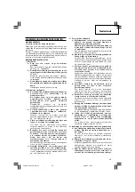 Предварительный просмотр 27 страницы Hitachi DH 45SA Handling Instructions Manual