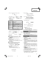 Предварительный просмотр 29 страницы Hitachi DH 45SA Handling Instructions Manual