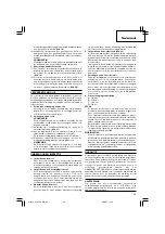 Предварительный просмотр 31 страницы Hitachi DH 45SA Handling Instructions Manual