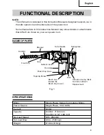 Предварительный просмотр 9 страницы Hitachi DH 50MB Instruction Manual