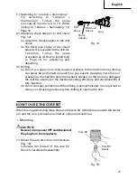 Предварительный просмотр 15 страницы Hitachi DH 50MB Instruction Manual