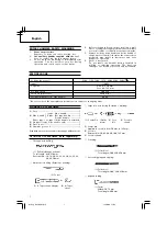 Preview for 8 page of Hitachi DH 50SA1 Handling Instructions Manual