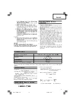 Preview for 13 page of Hitachi DH 50SA1 Handling Instructions Manual