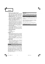 Preview for 16 page of Hitachi DH 50SA1 Handling Instructions Manual