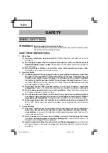 Предварительный просмотр 4 страницы Hitachi DH 50SB Instruction Manual