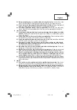 Предварительный просмотр 5 страницы Hitachi DH 50SB Instruction Manual