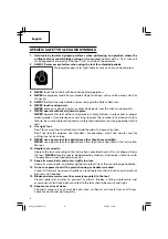 Предварительный просмотр 6 страницы Hitachi DH 50SB Instruction Manual