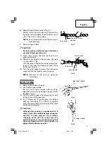 Предварительный просмотр 11 страницы Hitachi DH 50SB Instruction Manual