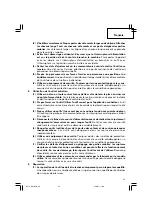 Предварительный просмотр 23 страницы Hitachi DH 50SB Instruction Manual