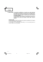 Предварительный просмотр 36 страницы Hitachi DH 50SB Instruction Manual