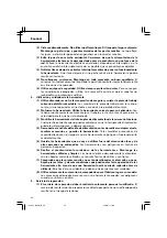 Предварительный просмотр 42 страницы Hitachi DH 50SB Instruction Manual