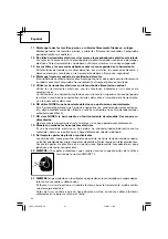 Предварительный просмотр 44 страницы Hitachi DH 50SB Instruction Manual