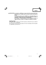 Предварительный просмотр 55 страницы Hitachi DH 50SB Instruction Manual