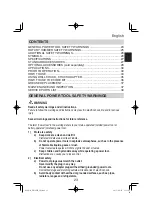 Предварительный просмотр 23 страницы Hitachi DH 52ME Handling Instructions Manual