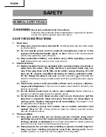 Preview for 4 page of Hitachi DH24PB3 Instruction And Safety Manual