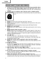 Предварительный просмотр 6 страницы Hitachi DH24PB3 Instruction And Safety Manual