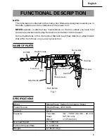 Предварительный просмотр 9 страницы Hitachi DH24PB3 Instruction And Safety Manual