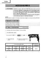 Preview for 18 page of Hitachi DH24PB3 Instruction And Safety Manual