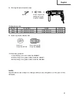 Preview for 23 page of Hitachi DH24PB3 Instruction And Safety Manual