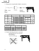 Preview for 44 page of Hitachi DH24PB3 Instruction And Safety Manual