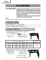 Preview for 64 page of Hitachi DH24PB3 Instruction And Safety Manual