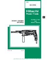 Hitachi DH24PB3 Technical Data And Service Manual предпросмотр