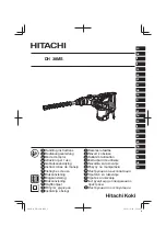 Предварительный просмотр 1 страницы Hitachi DH38MS Handling Instructions Manual