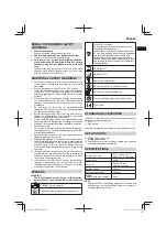 Предварительный просмотр 3 страницы Hitachi DH38MS Handling Instructions Manual