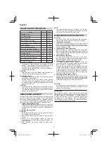 Предварительный просмотр 4 страницы Hitachi DH38MS Handling Instructions Manual