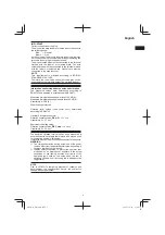 Предварительный просмотр 5 страницы Hitachi DH38MS Handling Instructions Manual