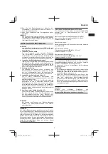 Предварительный просмотр 9 страницы Hitachi DH38MS Handling Instructions Manual