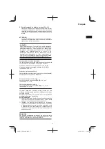 Предварительный просмотр 13 страницы Hitachi DH38MS Handling Instructions Manual