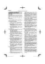 Предварительный просмотр 14 страницы Hitachi DH38MS Handling Instructions Manual