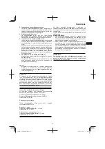 Предварительный просмотр 21 страницы Hitachi DH38MS Handling Instructions Manual