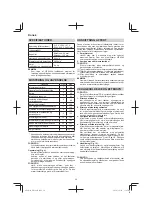 Предварительный просмотр 36 страницы Hitachi DH38MS Handling Instructions Manual