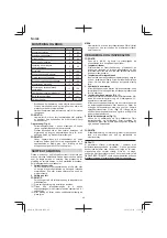 Предварительный просмотр 40 страницы Hitachi DH38MS Handling Instructions Manual