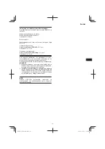 Предварительный просмотр 41 страницы Hitachi DH38MS Handling Instructions Manual