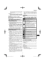 Предварительный просмотр 67 страницы Hitachi DH38MS Handling Instructions Manual