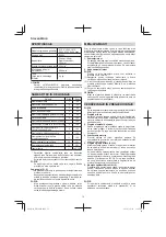 Предварительный просмотр 72 страницы Hitachi DH38MS Handling Instructions Manual