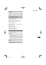 Предварительный просмотр 73 страницы Hitachi DH38MS Handling Instructions Manual