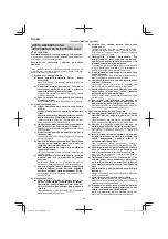 Предварительный просмотр 82 страницы Hitachi DH38MS Handling Instructions Manual