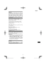 Предварительный просмотр 85 страницы Hitachi DH38MS Handling Instructions Manual