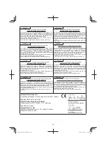 Предварительный просмотр 110 страницы Hitachi DH38MS Handling Instructions Manual