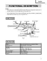 Preview for 9 page of Hitachi DH40MB Instruction Manual And Safety Instructions